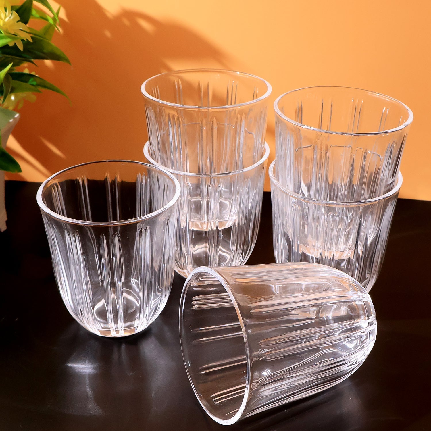 Premium Transparent Glass Tumbler Set, Tumbler (256ML / 6 Pc) Premium Transparent Glass Tumbler Set, Tumbler (256ML / 6 Pc)